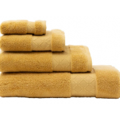 Le Jacquard Francais Caresse Yellow Washcloth