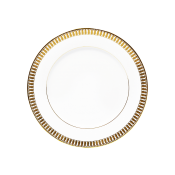Haviland Plumes Gold Dessert Plate