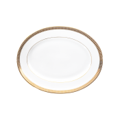 Haviland Plumes Gold Oval Platter - 14"