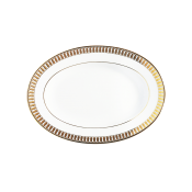 Haviland Plumes Gold Pickle Dish