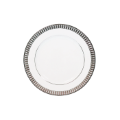 Haviland Plumes Platinum Salad Plate
