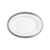 Haviland Plumes Platinum Pickle Dish