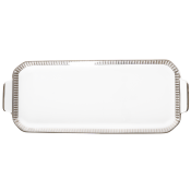 Haviland Plumes Platinum Oblong Cake Platter