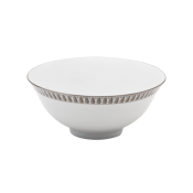 Haviland Plumes Platinum Soup Bowl