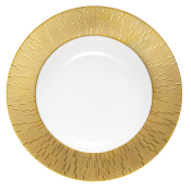 Haviland Infini Gold Rim Soup Plate  / Gold