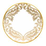Haviland Damasse Ritz Large Dinner Plate