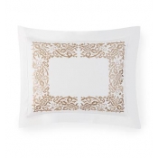 Sferra Saxon Champagne Standard Sham - 21 X 26
