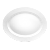 Haviland Infini Blanc Oval Platter - 14"
