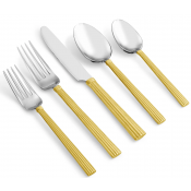 Michael Aram Wheat Gold Stainless 5 Piece Setting