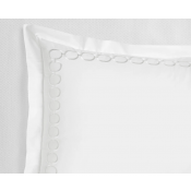 SFERRA Catena White/Lunar King Sham 21X36