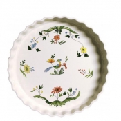 Gien Oiseaux De Paradis Pie Dish -11"