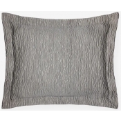 Sferra Ondate Gunmetal King Sham