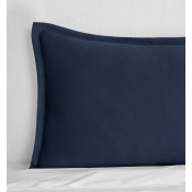 SFERRA Rombo Navy Boudoir Sham