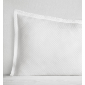 SFERRA Rombo White Continental Sham