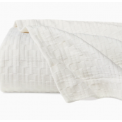 Sferra Lecce Oyster King Coverlet 114X100