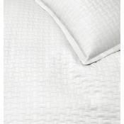 SFERRA Sampietrini White Twin Quilt