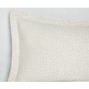 SFERRA Aurelia White/Sand Boudoir Sham 12X16