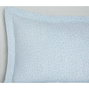 SFERRA Aurelia White/Poolside Standard Sham 21X26