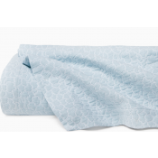SFERRA Aurelia White/Poolside Twin Coverlet 75X95