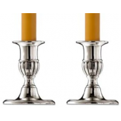 MATCH Pewter Caterina Candlesticks - Pair