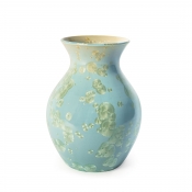 Simon Pearce Crystaline Medium Curio Vase - Jade