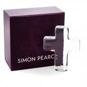 Simon Pearce Glass Cross