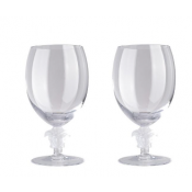 Versace Medusa Lumiere 2 Clear Short Stem Red Wine - Set 2