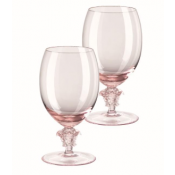Versace Medusa Lumiere 2 Rose Red Wine Short Stem - Set  2