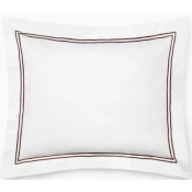 SFERRA Grande Hotel White/Mocha Continental Sham 26X26