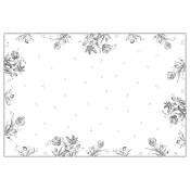 Gien Tulipes Rectangular Tablecloth - 98 x 66