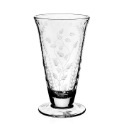 William Yeoward Crystal Fern Footed Vase - 10"