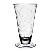 William Yeoward Crystal Fern Footed Vase - 12.5"