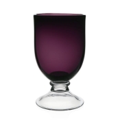 William Yeoward Country Amethyst Footed Hurricane - 11"