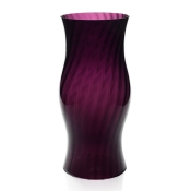 William Yeoward Country Amethyst Hurricane Shade - 20"