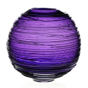 William Yeoward Miranda Globe Vase Amethyst - 9"