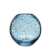 William Yeoward Florence Globe Vase Aqua - 6"