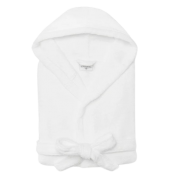 Sferra Bello Nuovo White Bathrobe  - Medium