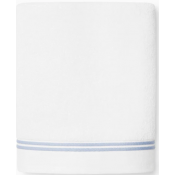 Sferra Aura Nuova White/Sea Bath Sheet - 40X70