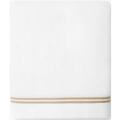 Sferra Aura Nuova White/Sand Bath Sheet - 40X70