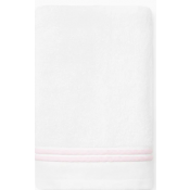 Sferra Aura Nuova White/Pink Hand Towel - 20X30