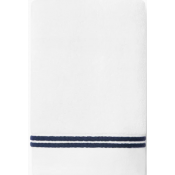 Sferra Aura Nuova White/Navy Wash Cloth - 12X12
