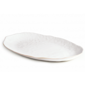 Simon Pearce Burlington Cloud Oval Platter