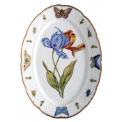 Anna Weatherley Old Master Tulips Oval Platter - 14"