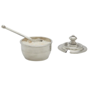 Match Pewter Piccolo Salt Cellar w/ Lid & Spoon