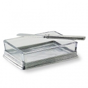 Match Pewter Butter/Soap Dish