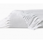 Sferra Celine Throw - White / Lunar