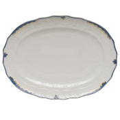 Herend Princess Victoria Blue Platter - 15 Inch