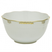 Herend Princess Victoria Gray Round Bowl - 7.5"