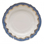 Herend Fishscale Blue Bread And Butter Plate