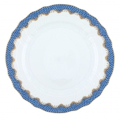 Herend Fishscale Blue Dinner Plate